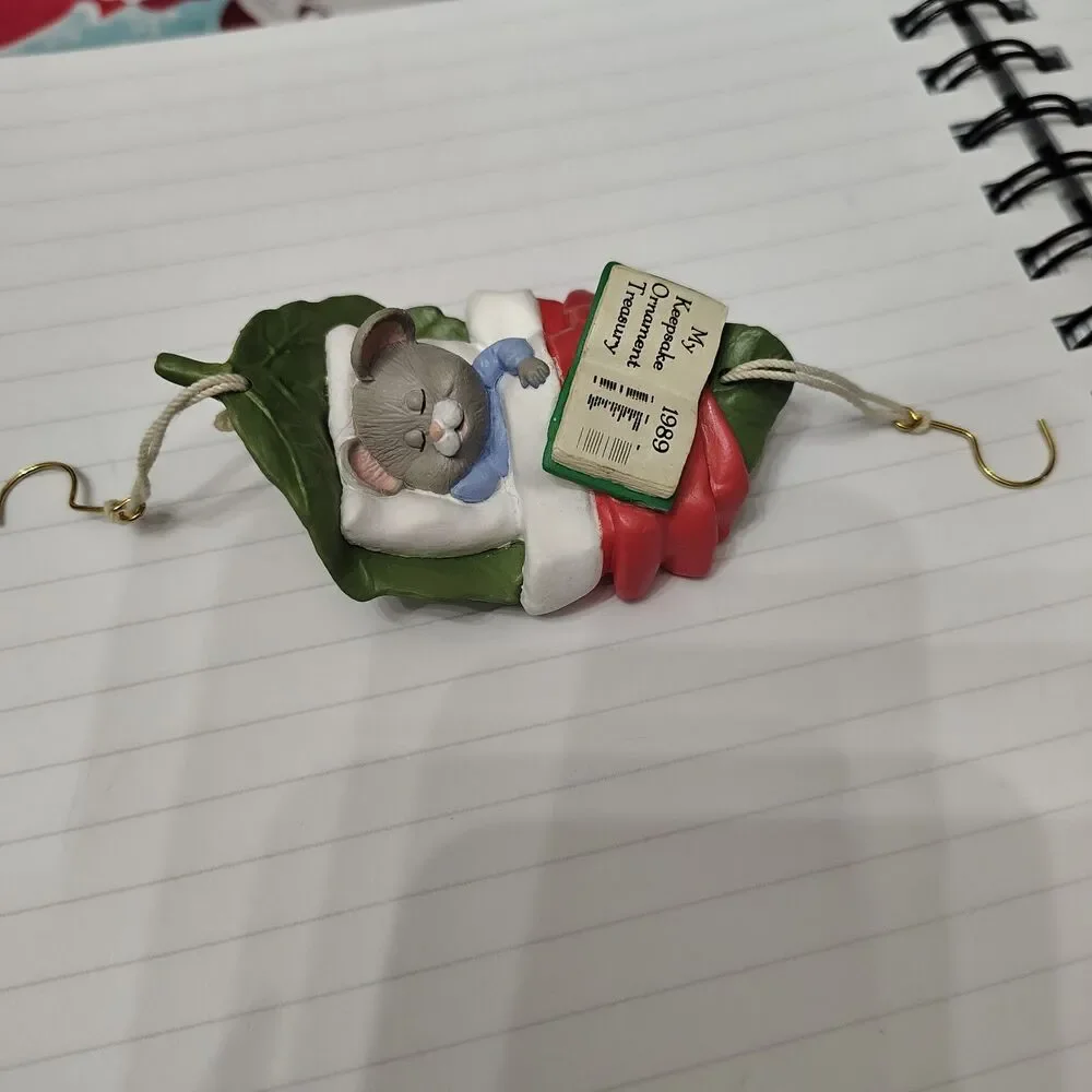 VTG 1989 Hallmark Christmas CLUB Ornament COLLECT a DREAM With Mouse